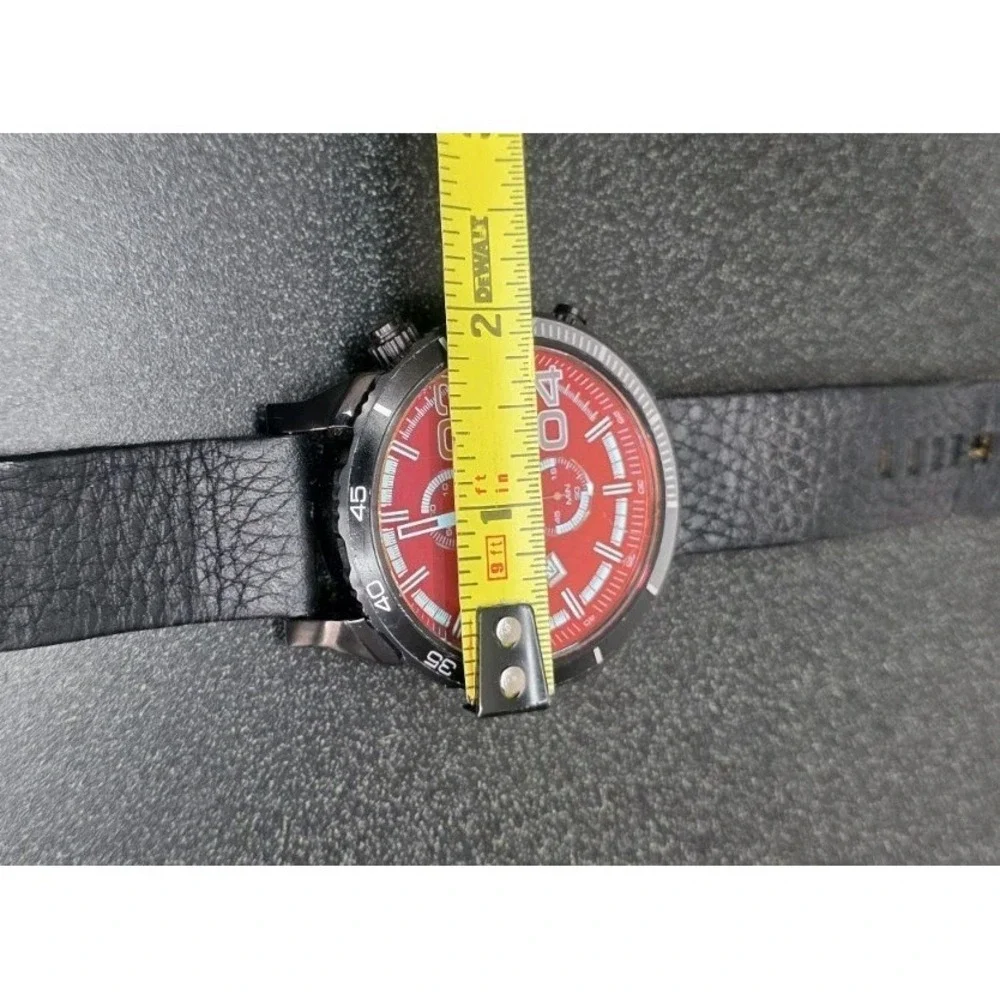 Diesel Men's Double Down Analog Display Quartz‎ Black Watch DZ4311 Franchise 2.0